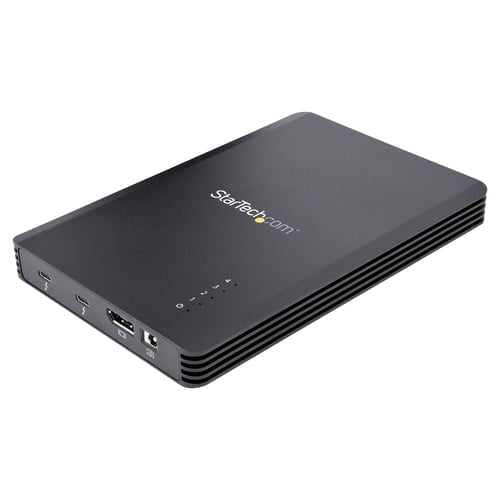 StarTech.com M2E4BTB3 storage drive enclosure SSD enclosure Black