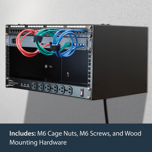 StarTech.com WALLMOUNT6 rack cabinet Wall mounted rack - Image 11