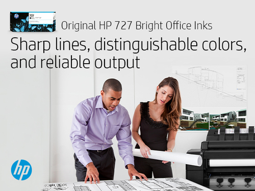 HP 727 300-ml Matte Black DesignJet ink cartridge 1 pc(s) Original - Image 4