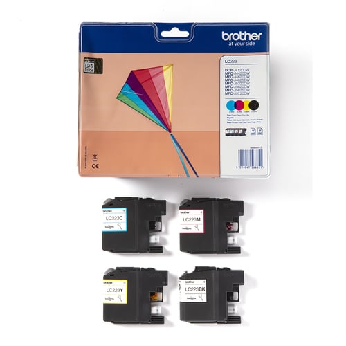 Brother LC-223VALBP ink cartridge 4 pc(s) Original Black, Cyan, Magenta, Yellow - Image 3