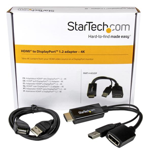 StarTech.com HD2DP video cable adapter Black - Image 6