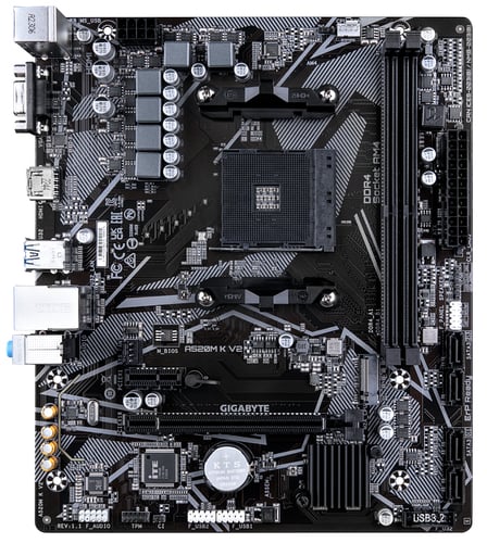 Gigabyte A520M K V2 motherboard AMD A520 Socket AM4 micro ATX - Image 2