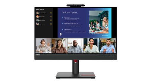 Lenovo ThinkVision T24v-30 LED display 60.5 cm (23.8") 1920 x 1080 pixels Full HD Black - Image 3