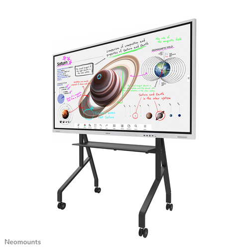 Neomounts FL50-525BL1 multimedia cart/stand Black Flat panel Multimedia trolley - Image 3
