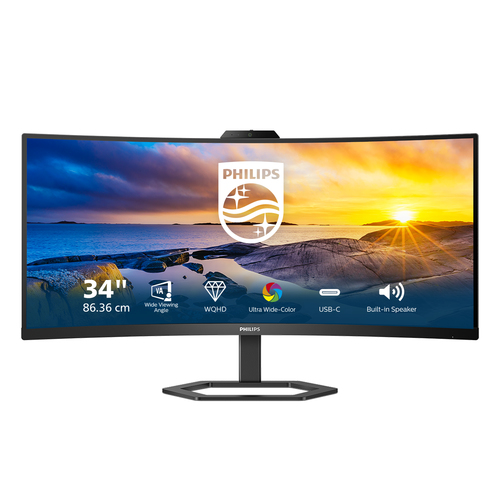 Philips 5000 series 34E1C5600HE/00 LED display 86.4 cm (34") 3440 x 1440 pixels 4K Ultra HD Black - Image 12