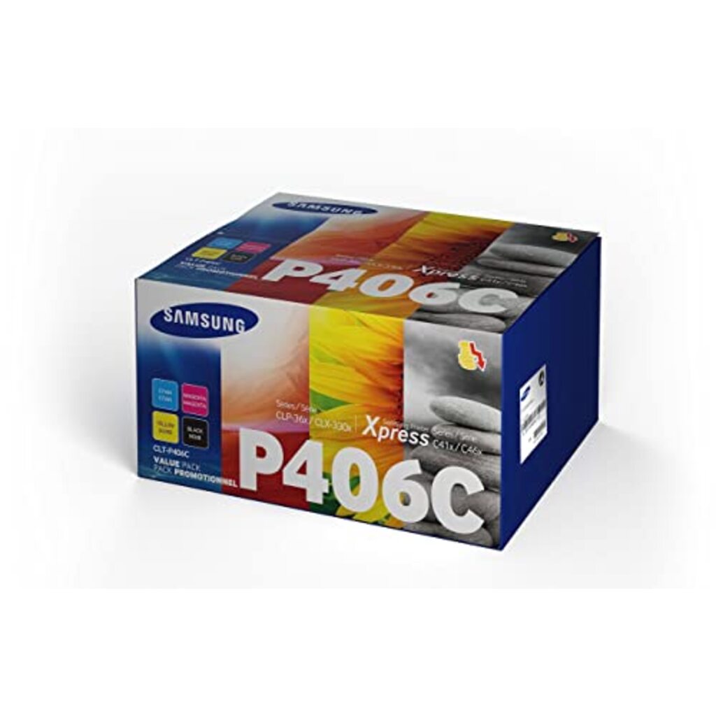 Samsung CLT-P406C 4-pack Cyan/Magenta/Yellow/Black Original toner cartridge 4 pc(s) Black, Cyan,