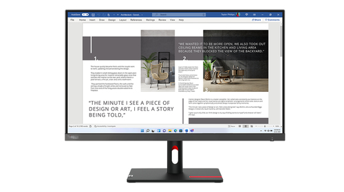 Lenovo ThinkVision S27i-30 LED display 68.6 cm (27") 1920 x 1080 pixels Full HD Grey - Image 3