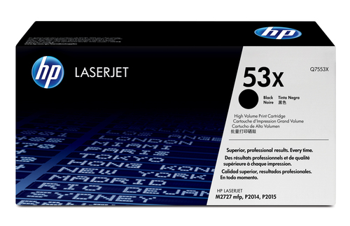 HP Cartouche d'impression noire LaserJet Q7553X avec technologie d'impression intelligente toner - Image 2
