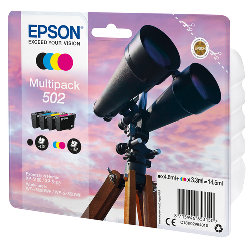 Epson 502 ink cartridge 1 pc(s) Original Standard Yield Black, Cyan, Magenta, Yellow - Image 2