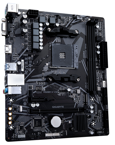 Gigabyte A520M K V2 motherboard AMD A520 Socket AM4 micro ATX - Image 3