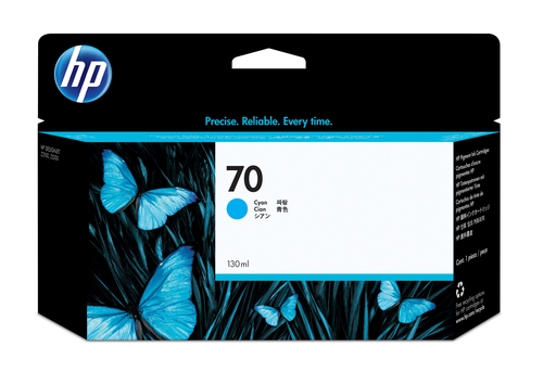 HP 70 130-ml Cyan DesignJet ink cartridge 1 pc(s) Original - Image 2