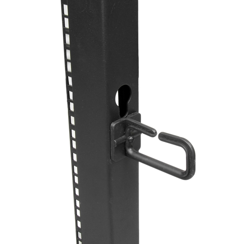 StarTech.com 4POSTRACK18U rack cabinet Freestanding rack Black - Image 3