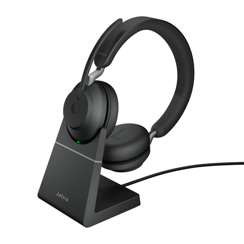 Jabra Evolve2 65, UC Stereo Headset Wireless Head-band Office/Call center USB Type-C Bluetooth