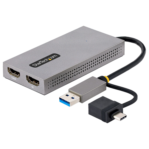 StarTech.com 107B-USB-HDMI USB graphics adapter 3840 x 2160 pixels Grey