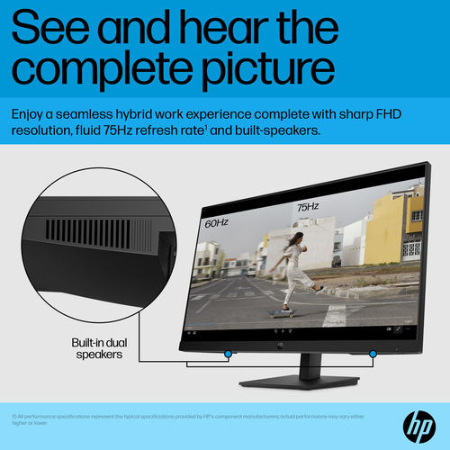 HP P27h G5 computer monitor 68.6 cm (27") 1920 x 1080 pixels Full HD Black - Image 9