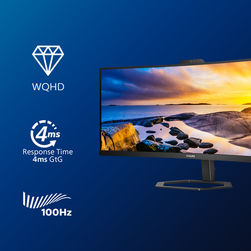 Philips 5000 series 34E1C5600HE/00 LED display 86.4 cm (34") 3440 x 1440 pixels 4K Ultra HD Black - Image 11
