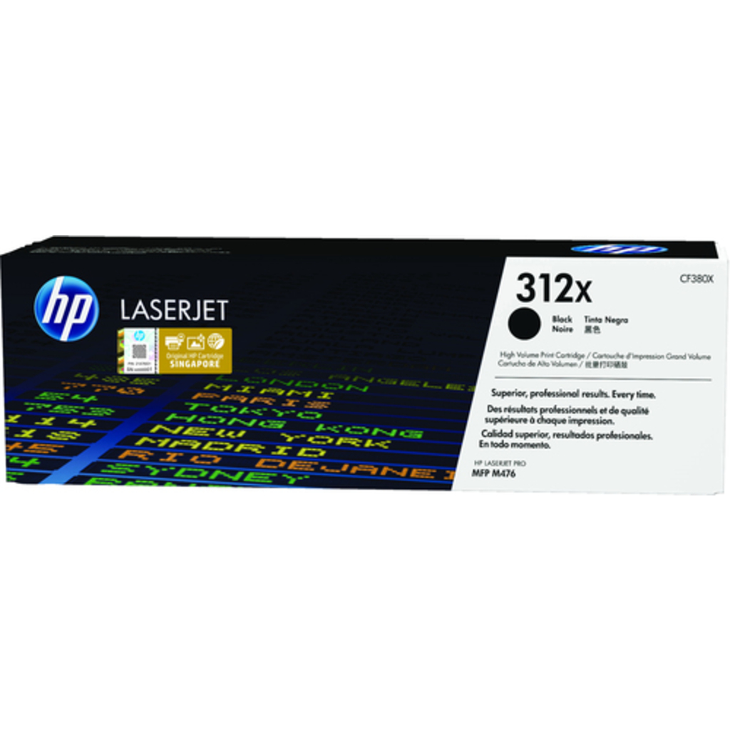 HP 312X High Yield Black LaserJet toner cartridge 1 pc(s) Original