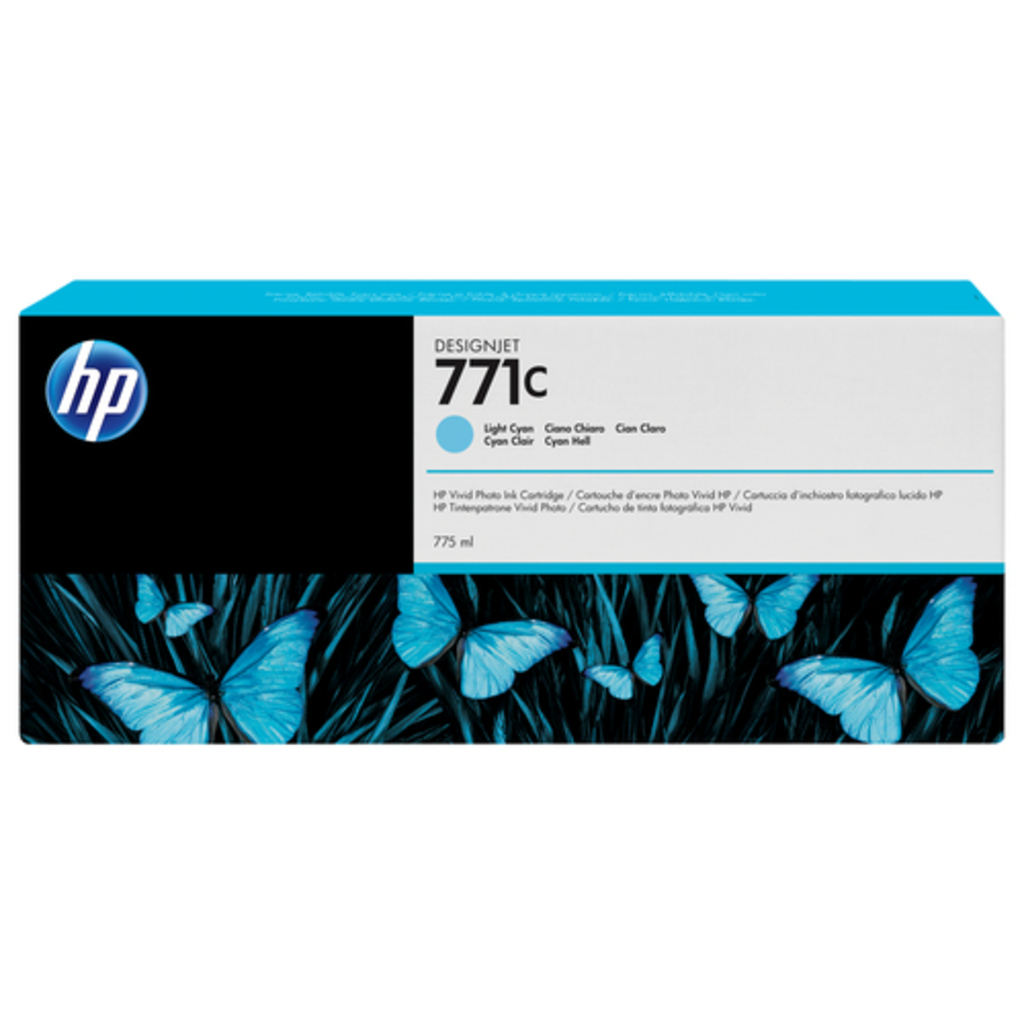 HP 771C 775-ml Light Cyan DesignJet ink cartridge 1 pc(s) Original