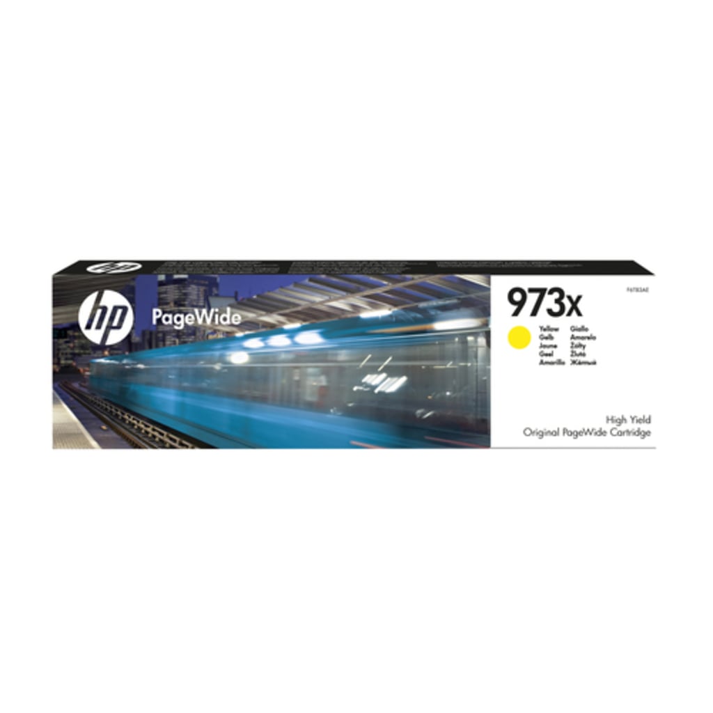 HP 973X High Yield Yellow Original PageWide Cartridge ink cartridge 1 pc(s) High (XL) Yield