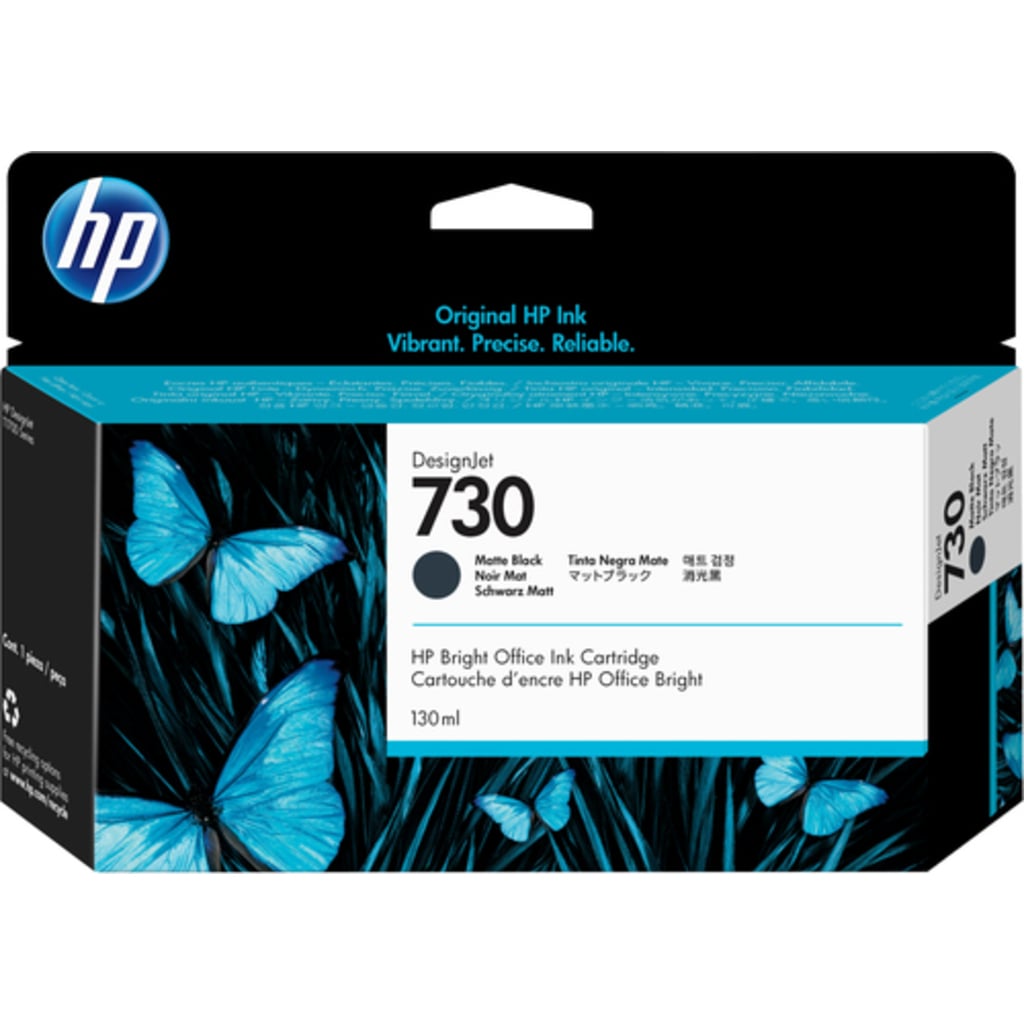 HP 730 130-ml Matte Black DesignJet ink cartridge 1 pc(s) Original Standard Yield