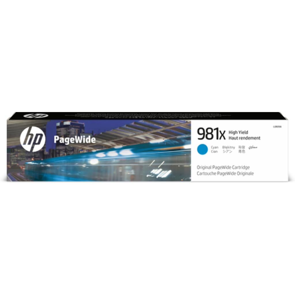 HP 981X High Yield Cyan Original PageWide Cartridge ink cartridge 1 pc(s) High (XL) Yield