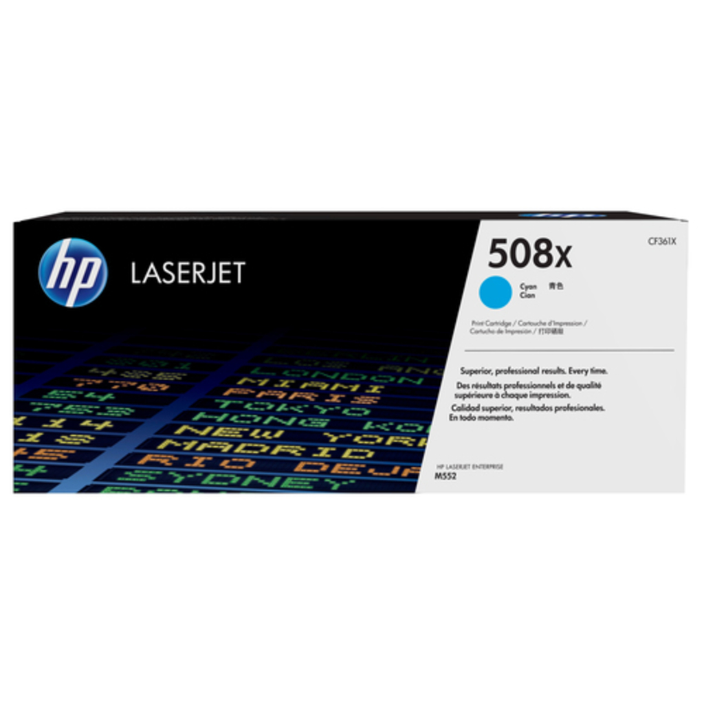 HP 508X High Yield Cyan Original LaserJet toner cartridge 1 pc(s)