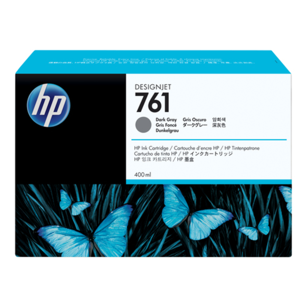 HP 761 400-ml Dark Gray DesignJet ink cartridge 1 pc(s) Original Dark Grey