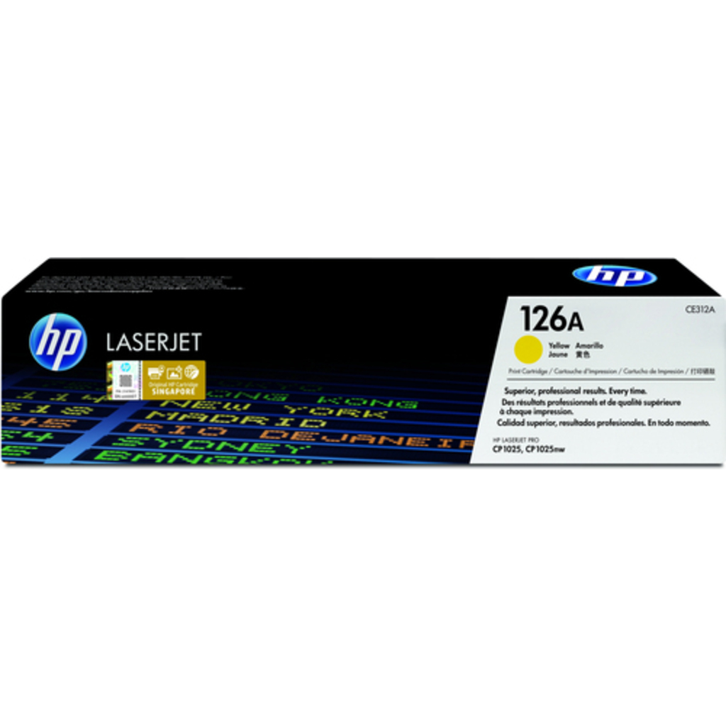 HP 126A Yellow Original LaserJet toner cartridge 1 pc(s)