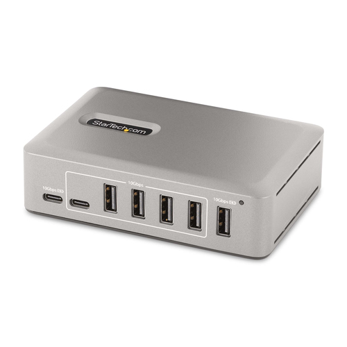 StarTech.com 10G8A2CS-USB-C-HUB interface hub USB 3.2 Gen 2 (3.1 Gen 2) Type-C 10000 Mbit/s Grey
