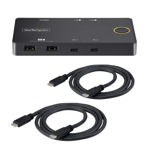 StarTech.com C2-H46-UC2-PD-KVM KVM switch Black - Image 9