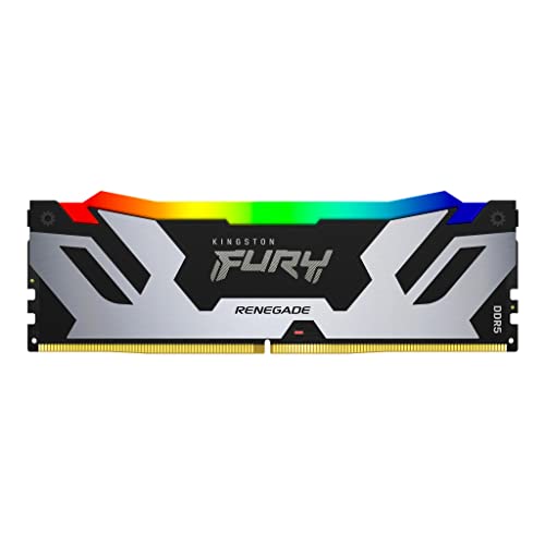 Kingston FURY Renegade RGB KF572C38RSA-24 24GB DDR5 7200MT/s Silver/Black DIMM [XMP]