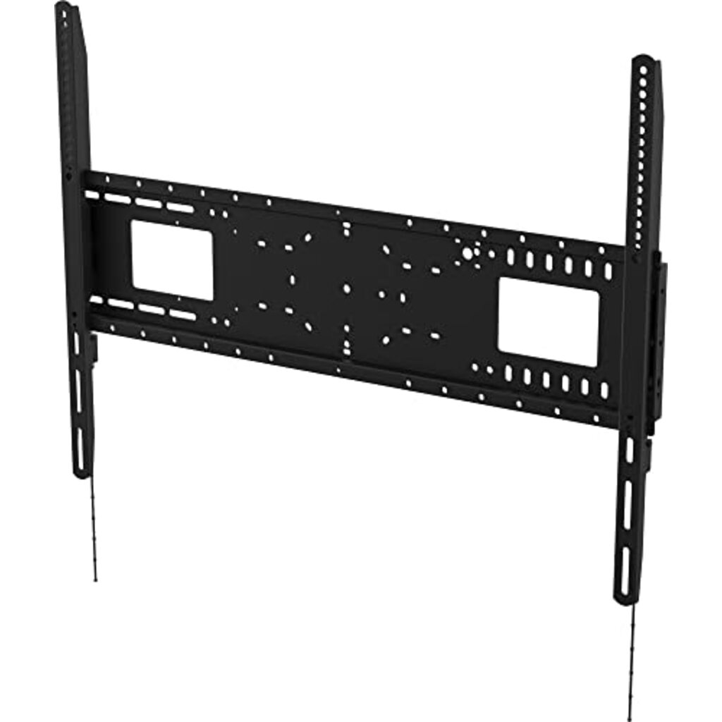 VISION Heavy Duty Display Wall Mount - LIFETIME WARRANTY - fits display 47-100" with VESA sizes up to 800 x 600 - non-tilting - suits interactive flat panels or LED TVs - arms latch securely - 3mm cold-rolled steel - media player fixing points - SWL 130kg / 287 lb - black