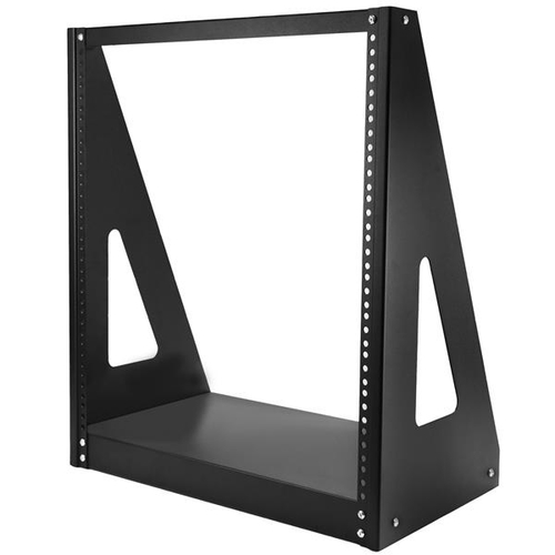StarTech.com 2POSTRACK12 rack cabinet Freestanding rack Black