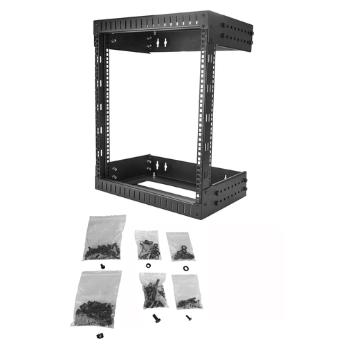 StarTech.com RK12WALLOA rack cabinet Wall mounted rack Black - Image 5