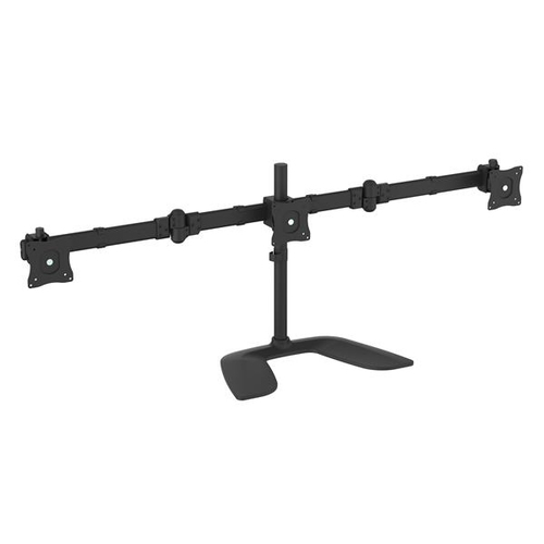 StarTech.com ARMBARTRIO2 monitor mount / stand 68.6 cm (27") Black Desk