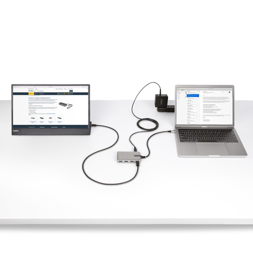 StarTech.com HB31C3A1CDPPD3 interface hub USB 3.2 Gen 2 (3.1 Gen 2) Type-C 10000 Mbit/s Silver - Image 6