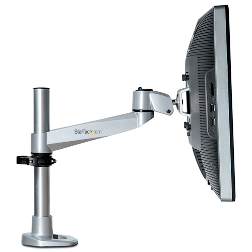 StarTech.com ARMPIVOTB2 monitor mount / stand 86.4 cm (34") Silver - Image 3
