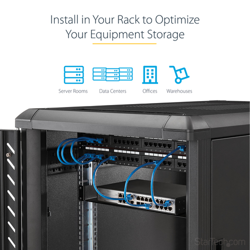 StarTech.com CABSHELF116 rack accessory - Image 7