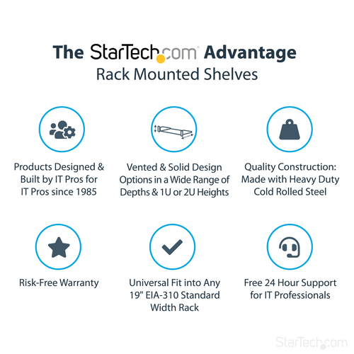 StarTech.com CABSHELF116 rack accessory - Image 3