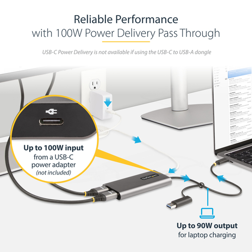 StarTech.com 109B-USBC-HDMI USB graphics adapter 3840 x 2160 pixels Grey - Image 10