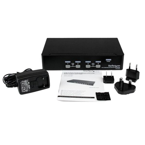 StarTech.com SV431DUSBU KVM switch Rack mounting Black - Image 4