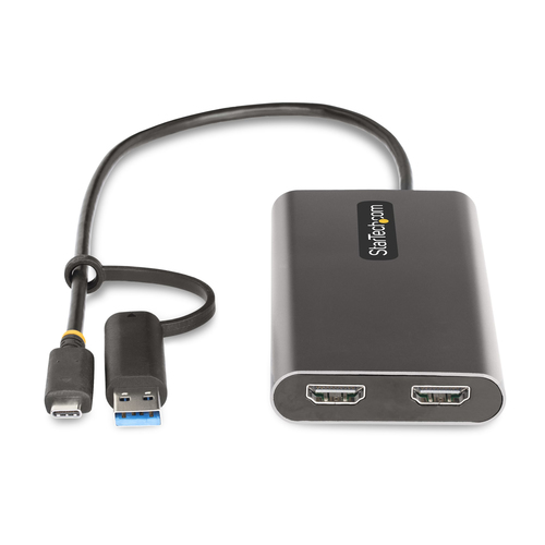 StarTech.com 109B-USBC-HDMI USB graphics adapter 3840 x 2160 pixels Grey - Image 3