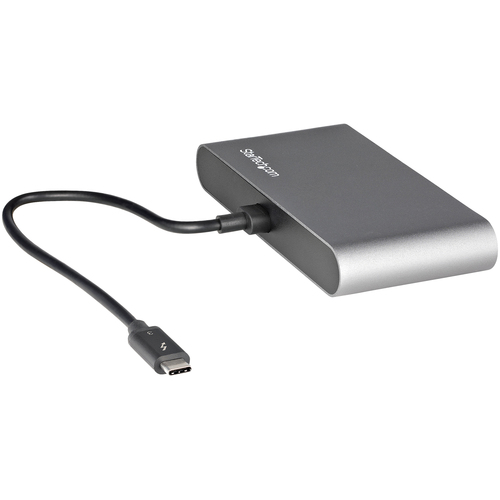 StarTech.com TB3DKM2HDL laptop dock/port replicator Wired Grey - Image 2