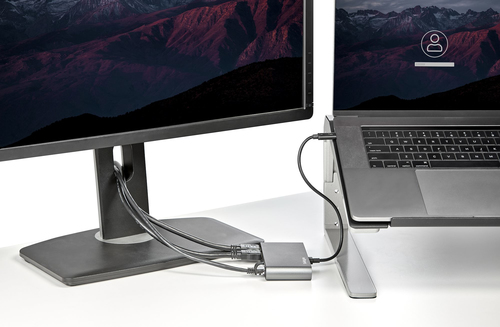 StarTech.com TB3DKM2HDL laptop dock/port replicator Wired Grey - Image 5