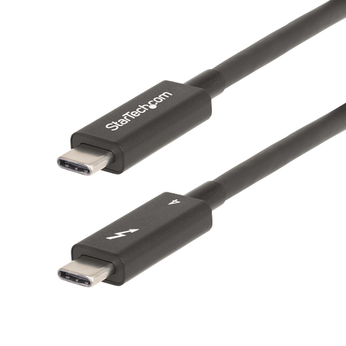 StarTech.com A40G2MB-TB4-CABLE Thunderbolt cable 40 Gbit/s Black