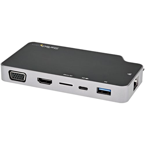 StarTech.com CDP2HVGUASPD laptop dock/port replicator Wired USB 3.2 Gen 2 (3.1 Gen 2) Type-C Black,