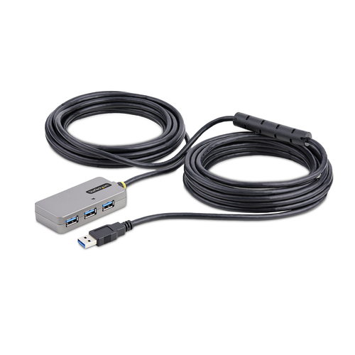 StarTech.com U01043-USB-EXTENDER interface hub USB 3.2 Gen 1 (3.1 Gen 1) Type-A 5000 Mbit/s Black,
