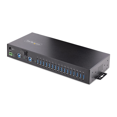 StarTech.com 5G16AINDS-USB-A-HUB interface hub USB 3.2 Gen 1 (3.1 Gen 1) Type-B 5000 Mbit/s Black