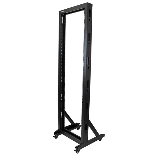 StarTech.com 2POSTRACK42 rack cabinet Freestanding rack Black
