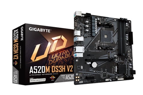 Gigabyte A520M DS3H V2 motherboard Socket AM4 micro ATX
